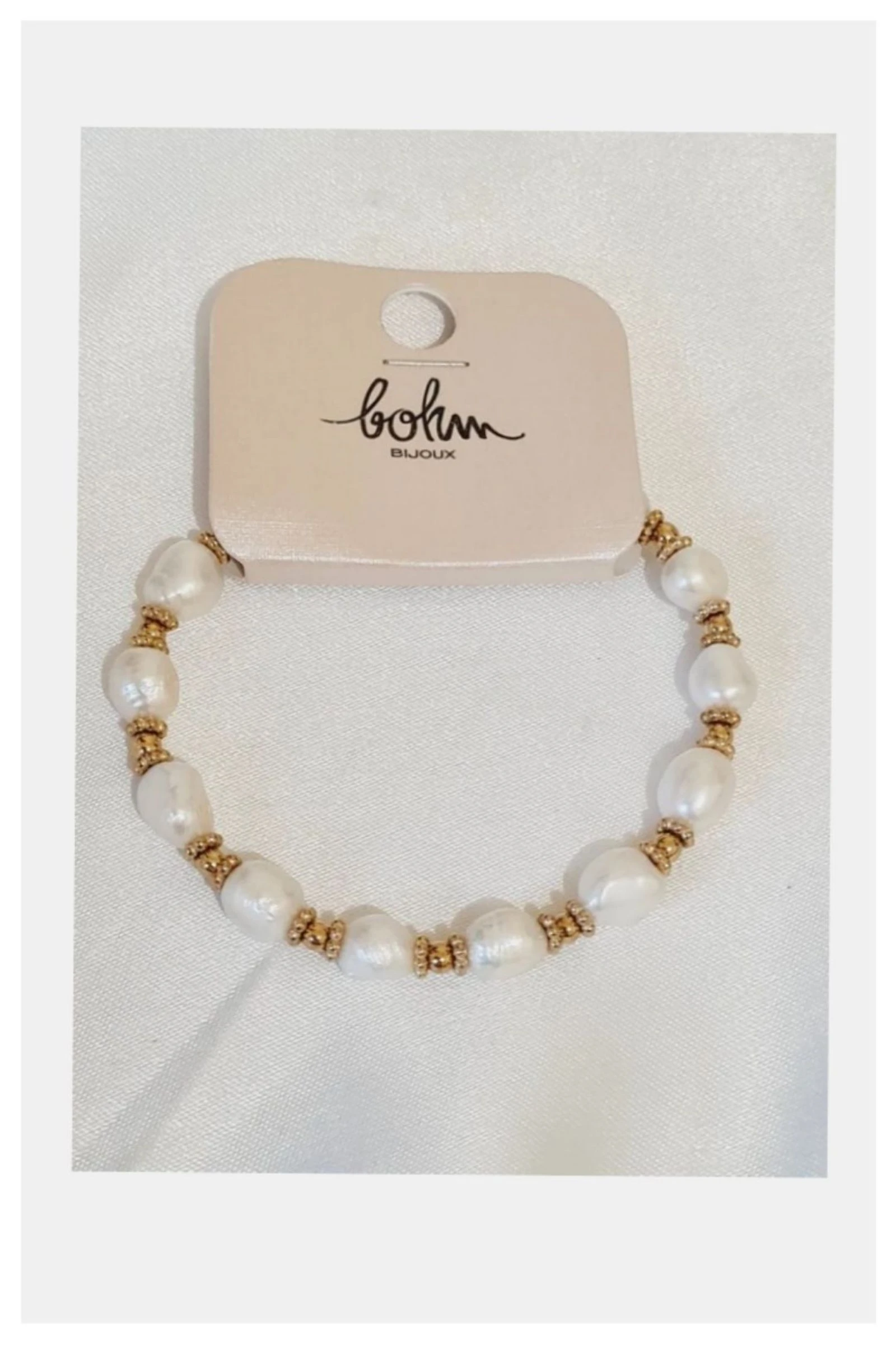 Bracelet Bohm perles d'eau douce 